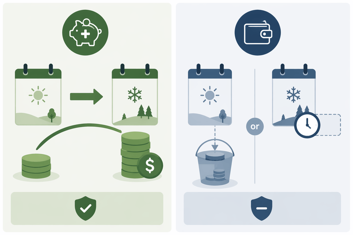 Leftover money: keep it, roll it, or lose it