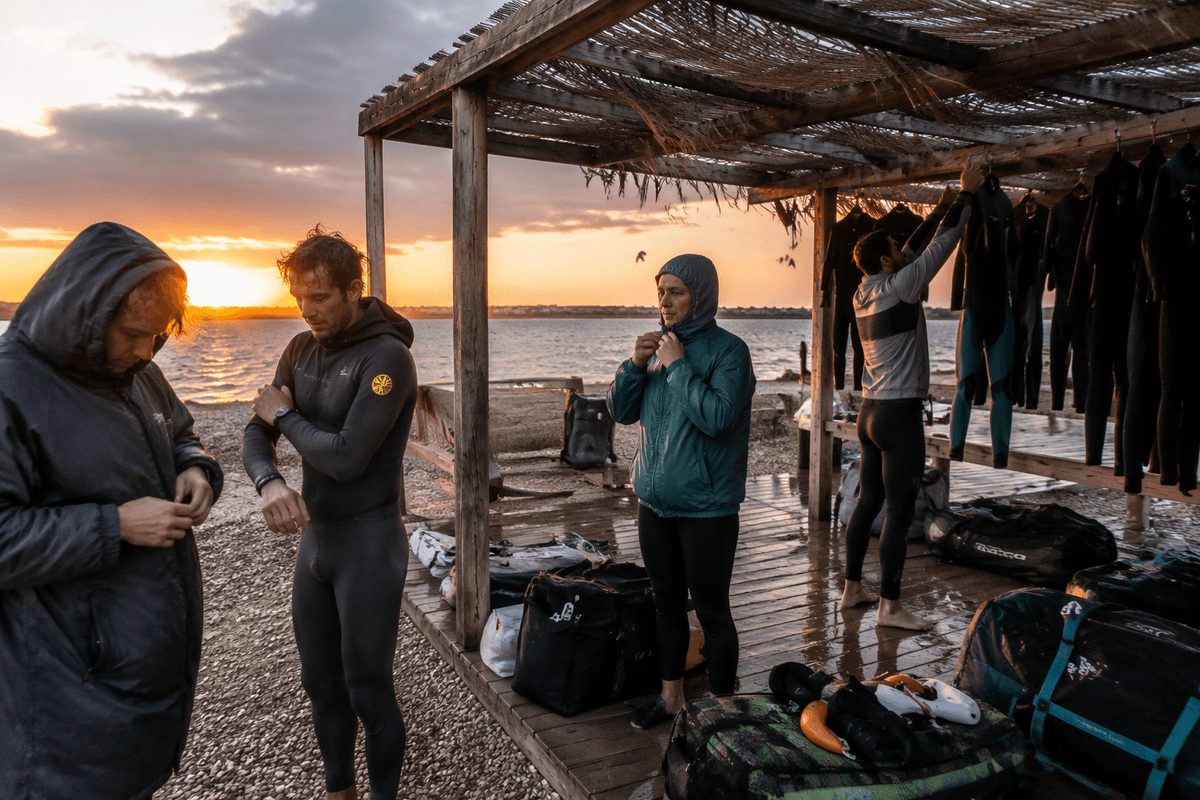Match wind, air, and water comfort