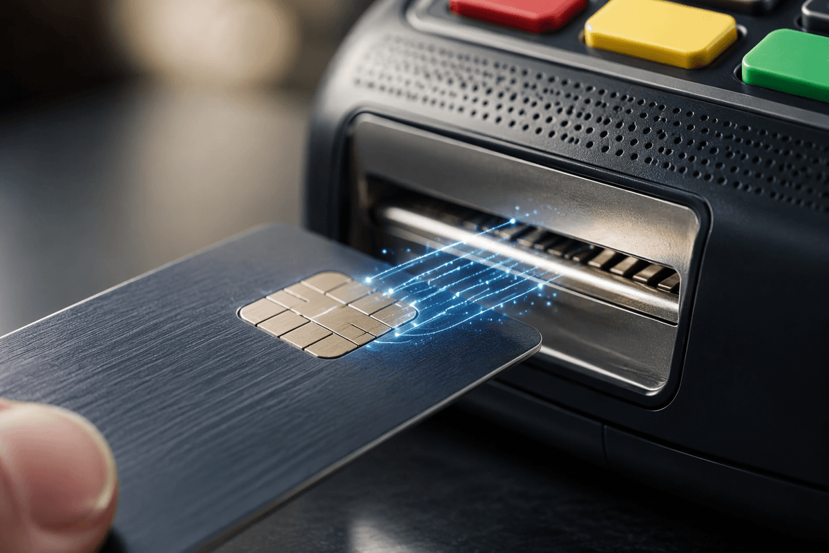 The chip’s promise: stopping counterfeit card copies