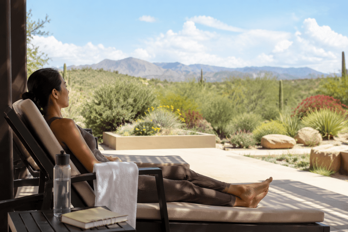 What daily life looks like: food, spa, and downtime